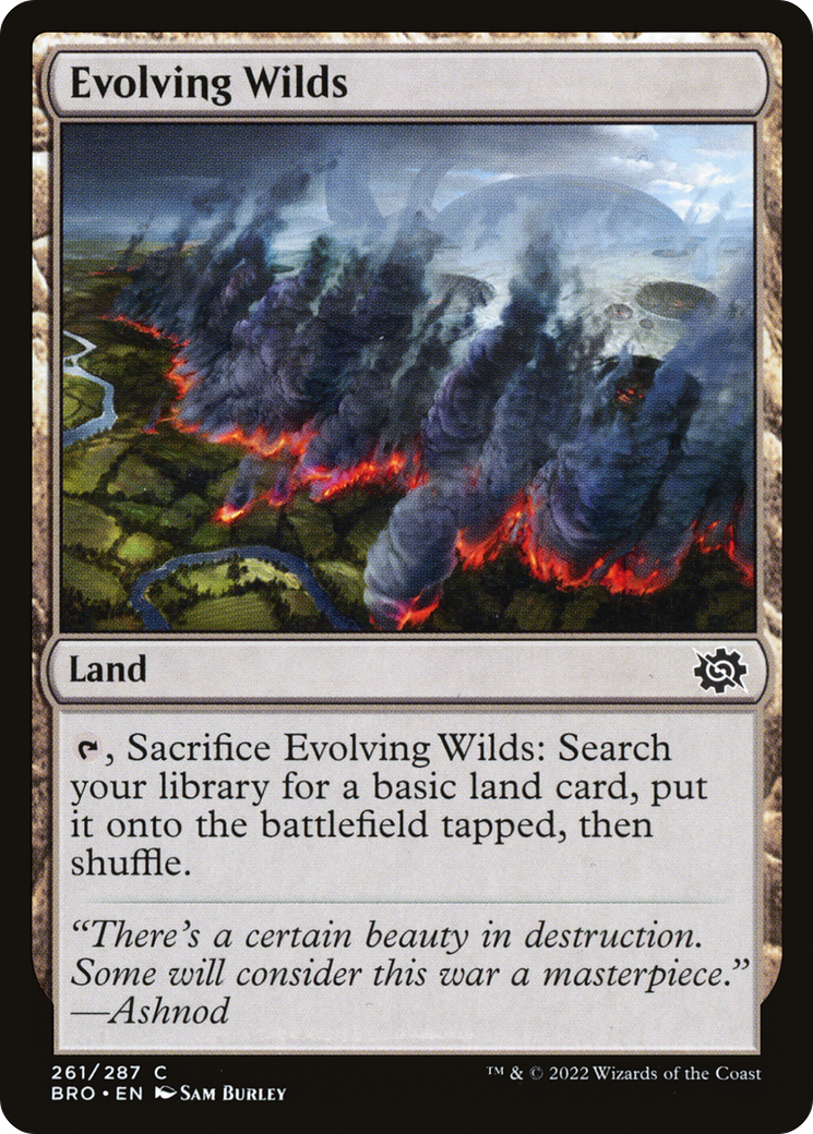 Evolving Wilds (BRO-261) [The Brothers' War] MTG Single Wizards of the Coast