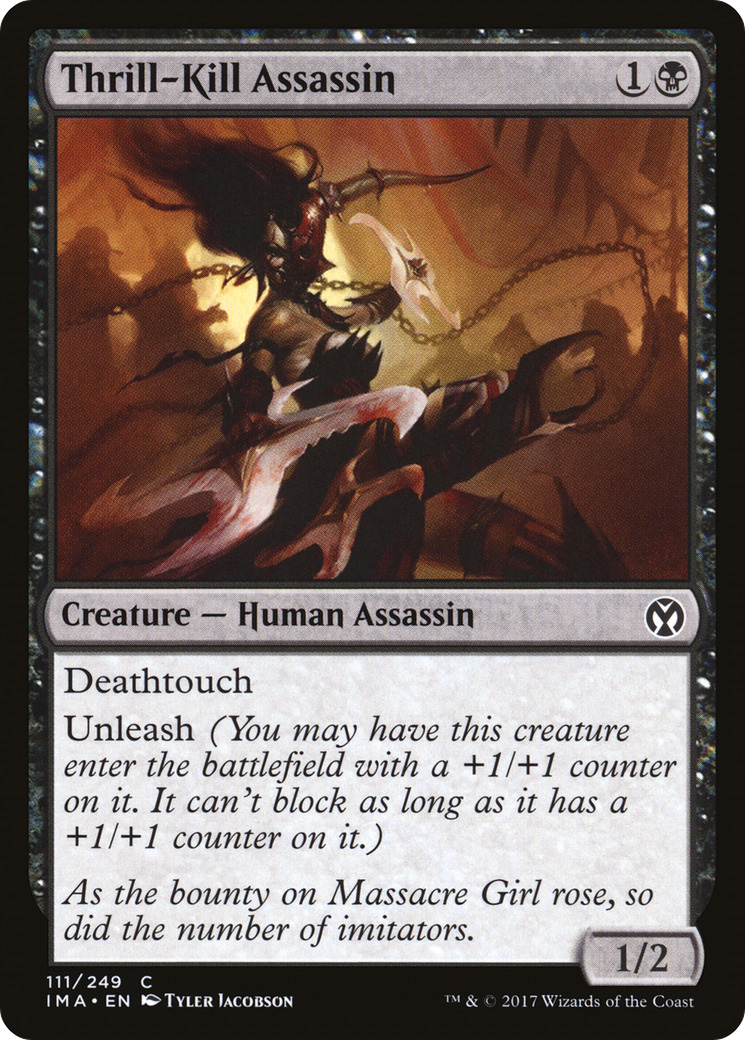 Thrill-Kill Assassin (IMA-111) [Iconic Masters] Foil MTG Single Wizards of the Coast
