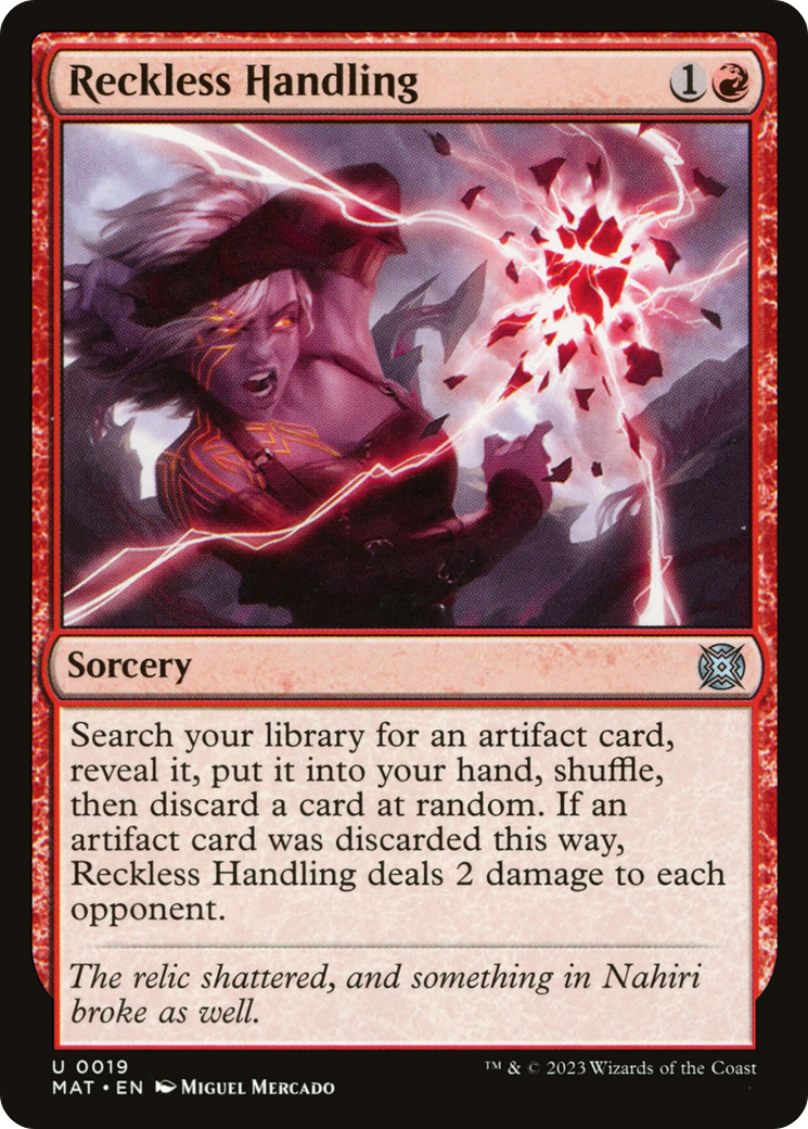 Reckless Handling (MAT-019) [March of the Machine: The Aftermath] Foil MTG Single Wizards of the Coast