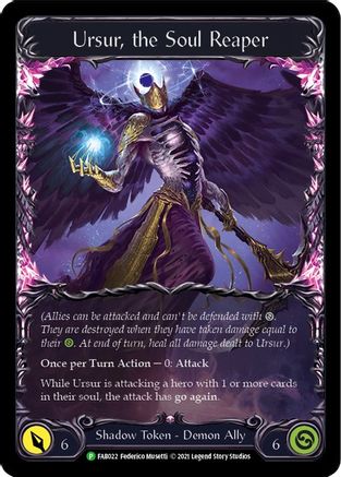 Ursur, the Soul Reaper [FAB022] (Promo)  Cold Foil Flesh And Blood Single Flesh And Blood   