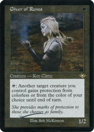 Giver of Runes (Foil Etched) (MH1-003) [Modern Horizons] Foil MTG Single Modern Horizons