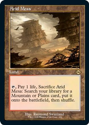 Arid Mesa (Foil Etched) (MH2-436) [Modern Horizons 2] Foil MTG Single Wizards of the Coast