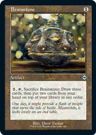 Brainstone (Foil Etched) (MH2-426) [Modern Horizons 2] Foil MTG Single Wizards of the Coast