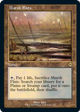 Marsh Flats (Foil Etched) (MH2-437) [Modern Horizons 2] Foil MTG Single Wizards of the Coast