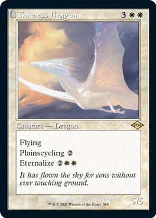 Timeless Dragon (Foil Etched) (MH2-388) [Modern Horizons 2] Foil MTG Single Wizards of the Coast