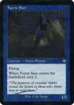 Faerie Seer (Foil Etched) (MH1-008) [Modern Horizons] Foil MTG Single Wizards of the Coast