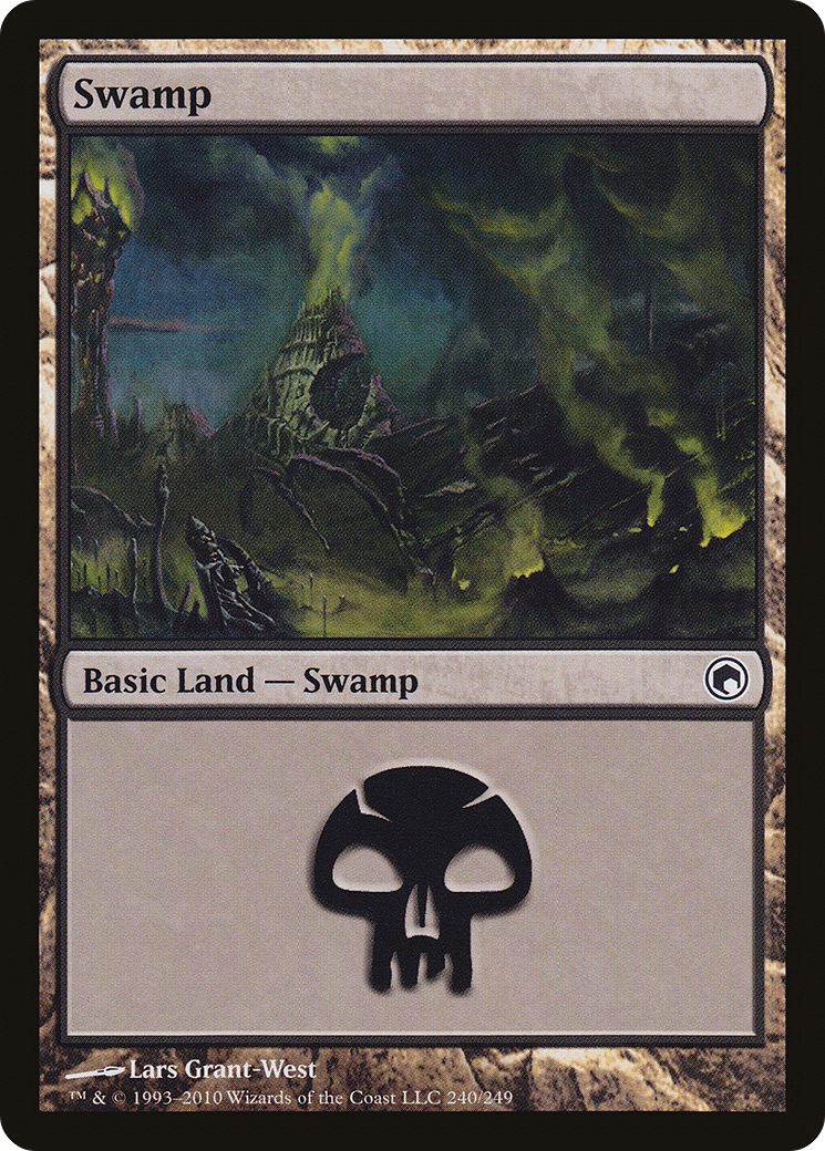 Swamp (SOM-240) [Scars of Mirrodin] Foil MTG Single Wizards of the Coast