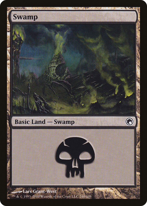 Swamp (SOM-240) [Scars of Mirrodin] Foil MTG Single Wizards of the Coast