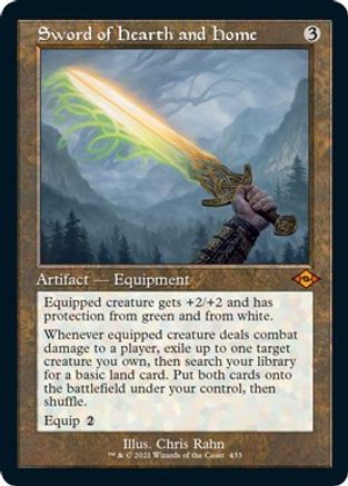 Sword of Hearth and Home (Foil Etched) (MH2-433) [Modern Horizons 2] Foil MTG Single Wizards of the Coast