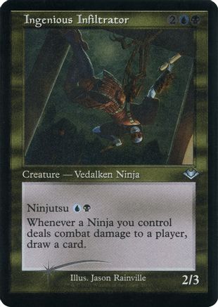 Ingenious Infiltrator (Foil Etched) (MH1-028) [Modern Horizons] Foil MTG Single Modern Horizons