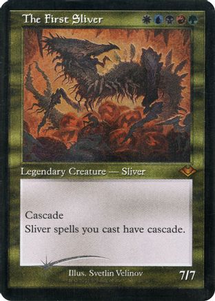 The First Sliver (Foil Etched) (MH1-026) [Modern Horizons] Foil MTG Single Modern Horizons