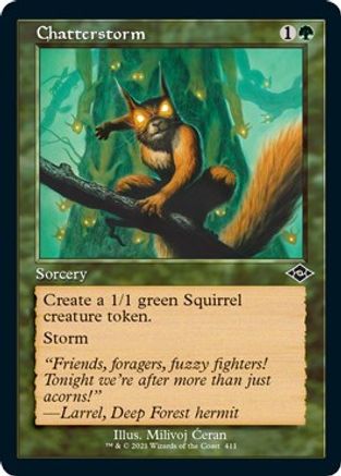 Chatterstorm (Foil Etched) (MH2-411) [Modern Horizons 2] Foil MTG Single Wizards of the Coast