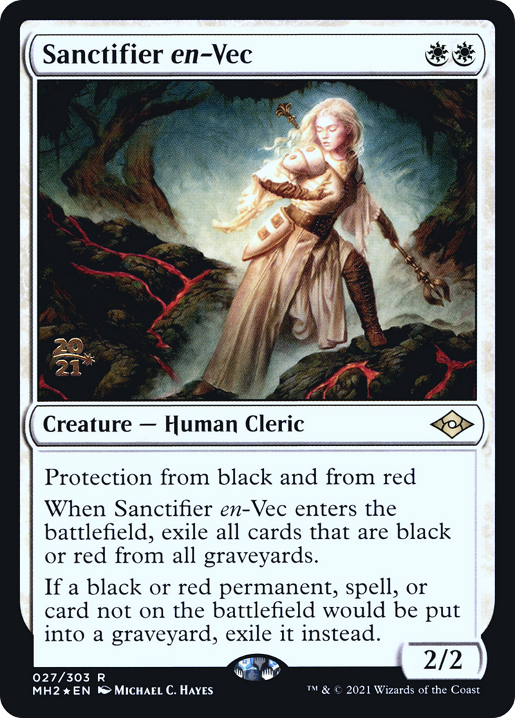 Sanctifier en-Vec (PRE-027) [Modern Horizons 2 Promos] Foil MTG Single Wizards of the Coast