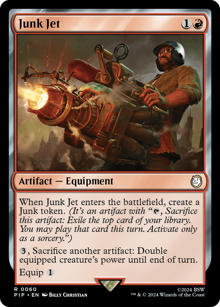 Junk Jet (PIP-060) [Fallout] Foil MTG Single Wizards of the Coast