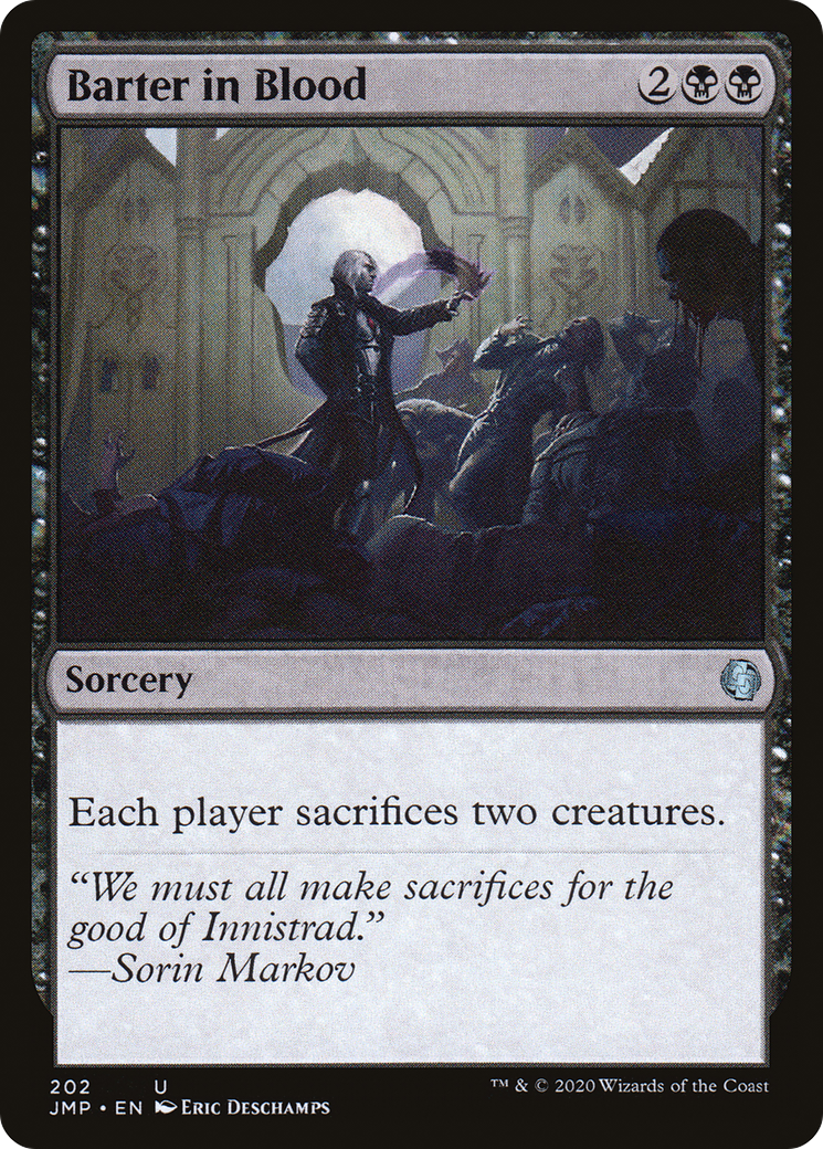 Barter in Blood (JMP-202) [Jumpstart] MTG Single Wizards of the Coast