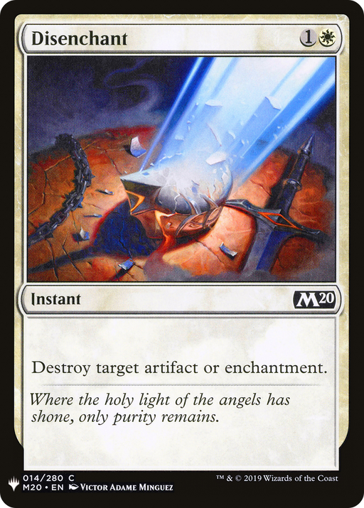 Disenchant (LIST-M20-14) [Mystery Booster] The List MTG Single Wizards of the Coast