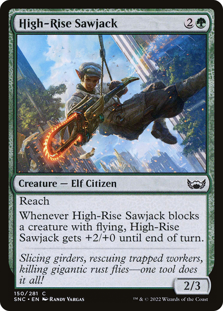 High-Rise Sawjack (SNC-150) [Streets of New Capenna] MTG Single Wizards of the Coast
