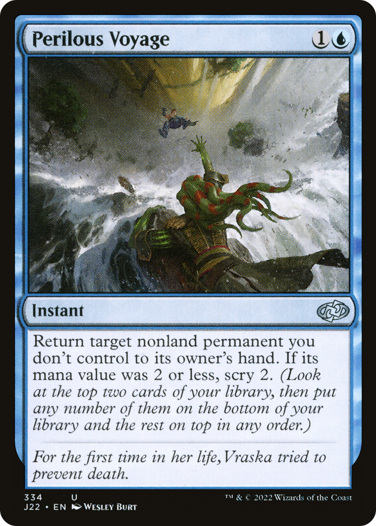 Perilous Voyage (J22-334) [Jumpstart 2022] MTG Single Wizards of the Coast