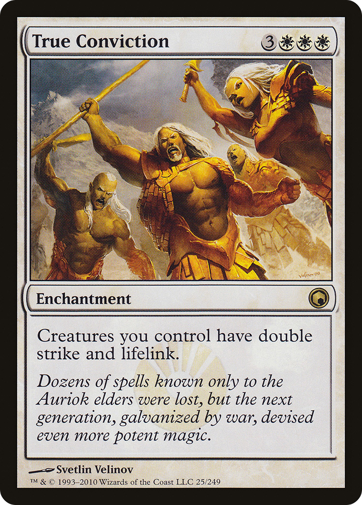 True Conviction (SOM-025) [Scars of Mirrodin] MTG Single Wizards of the Coast