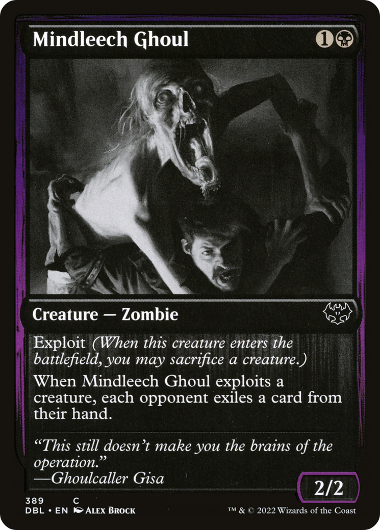 Mindleech Ghoul (DBL-389) [Innistrad: Double Feature] MTG Single Wizards of the Coast