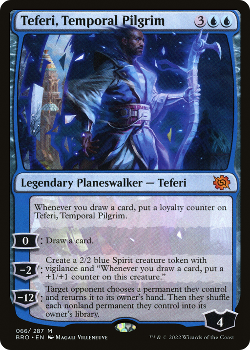 Teferi, Temporal Pilgrim (BRO-066) [The Brothers' War] MTG Single Wizards of the Coast