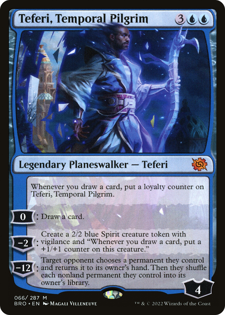Teferi, Temporal Pilgrim (BRO-066) [The Brothers' War] Foil MTG Single Wizards of the Coast