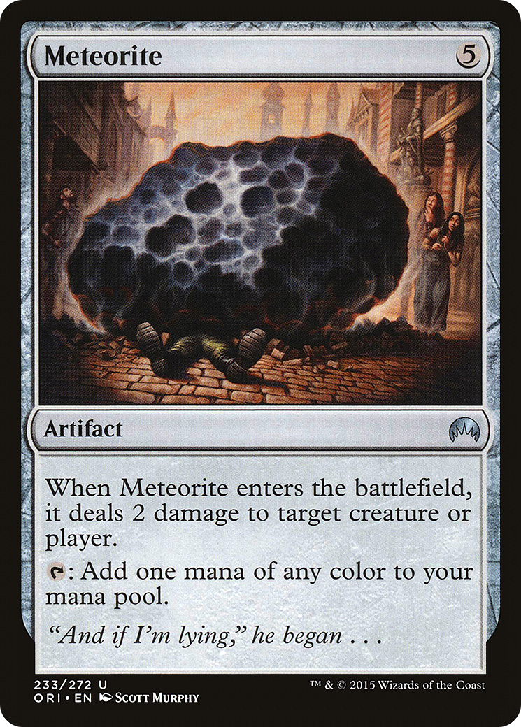 Meteorite (ORI-233) [Magic Origins] Foil MTG Single Wizards of the Coast