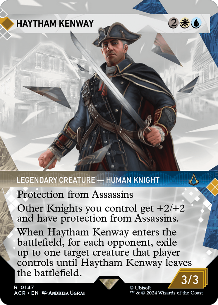 Haytham Kenway (ACR-147) [Assassin's Creed] (Showcase) (Borderless) Foil MTG Single Wizards of the Coast