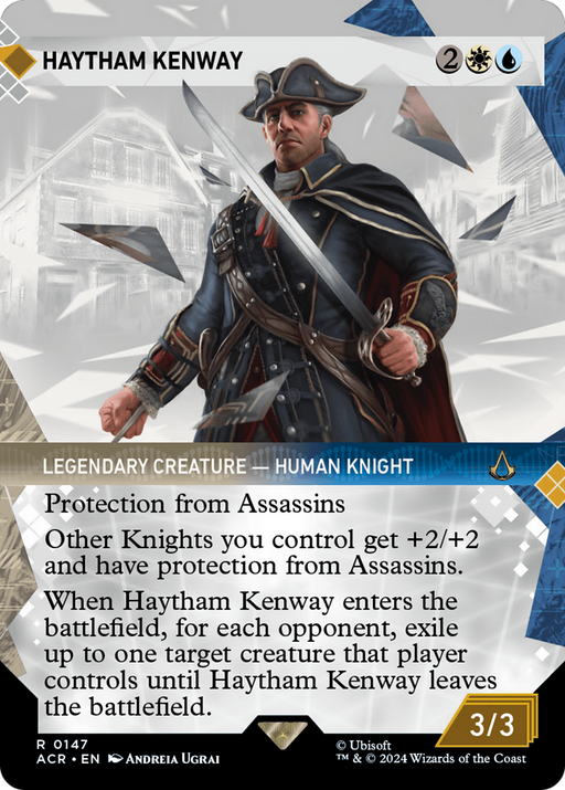 Haytham Kenway (ACR-147) [Assassin's Creed] (Showcase) (Borderless) Foil MTG Single Wizards of the Coast