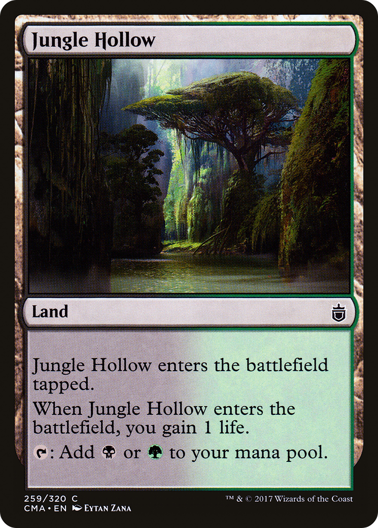 Jungle Hollow (CMA-259) [Commander Anthology] MTG Single Wizards of the Coast