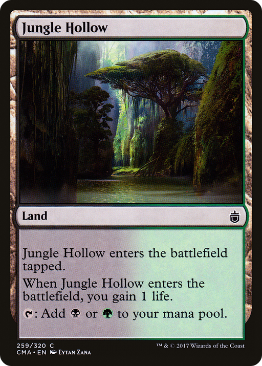 Jungle Hollow (CMA-259) [Commander Anthology] MTG Single Wizards of the Coast