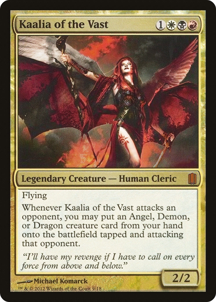 Kaalia of the Vast (CM1-009) [Misc] Commander's Arsenal Foil MTG Single Wizards of the Coast