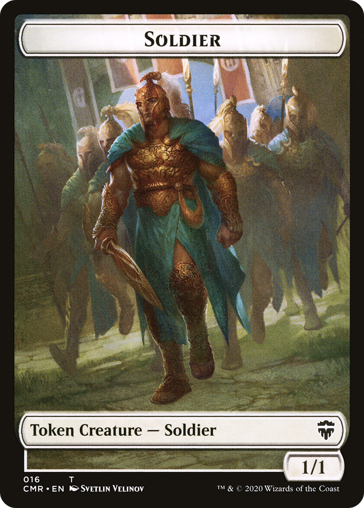 Soldier (TCMR-016) [Tokens] Commander Legends Tokens MTG Single Wizards of the Coast