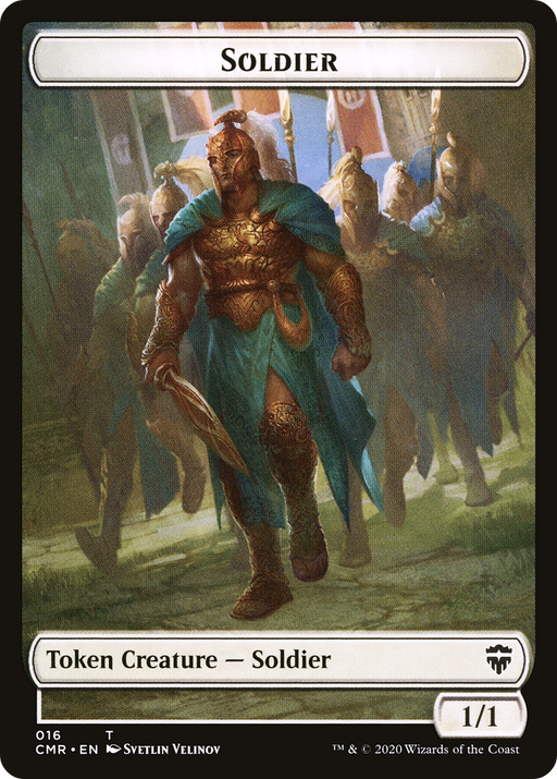 Soldier (TCMR-016) [Tokens] Commander Legends Tokens MTG Single Wizards of the Coast