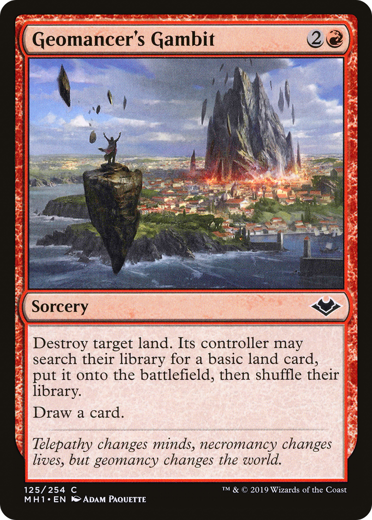 Geomancer's Gambit (MH1-125) [Modern Horizons] MTG Single Modern Horizons