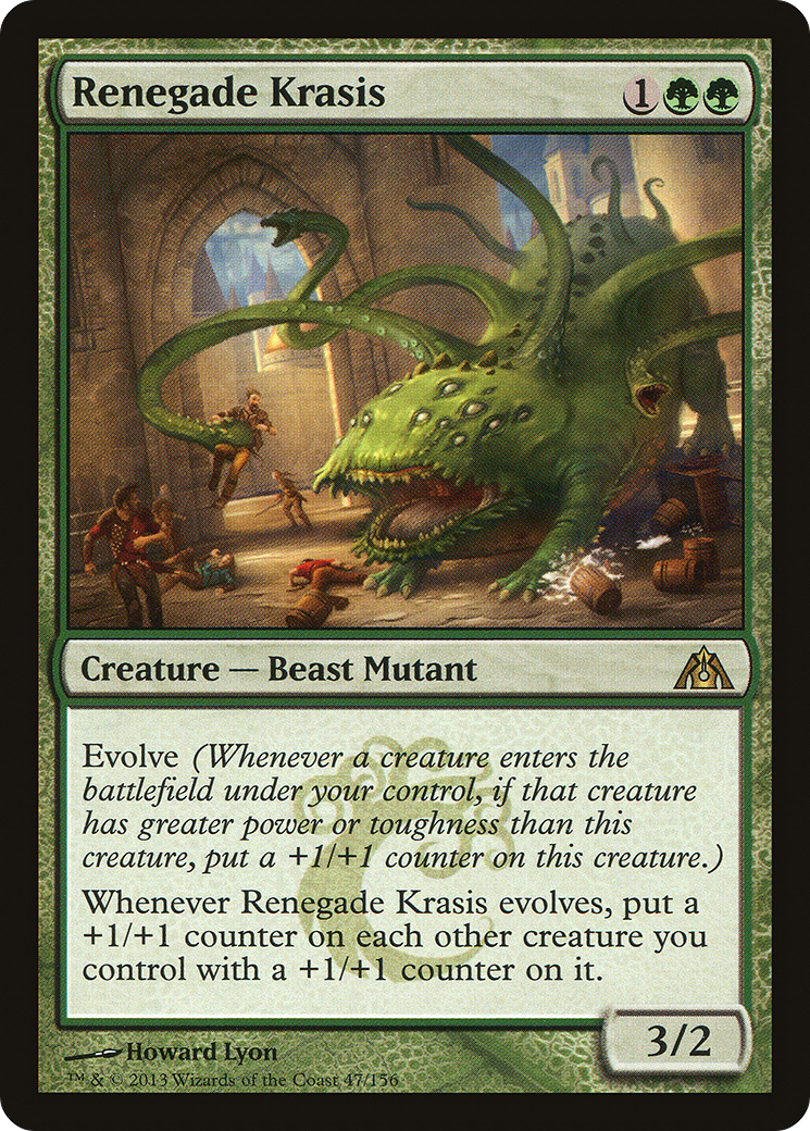 Renegade Krasis (DGM-047) [Dragon's Maze] MTG Single Wizards of the Coast