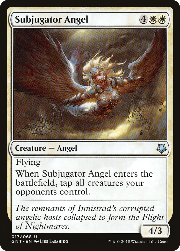 Subjugator Angel (GNT-017) [Misc] Game Night MTG Single Wizards of the Coast