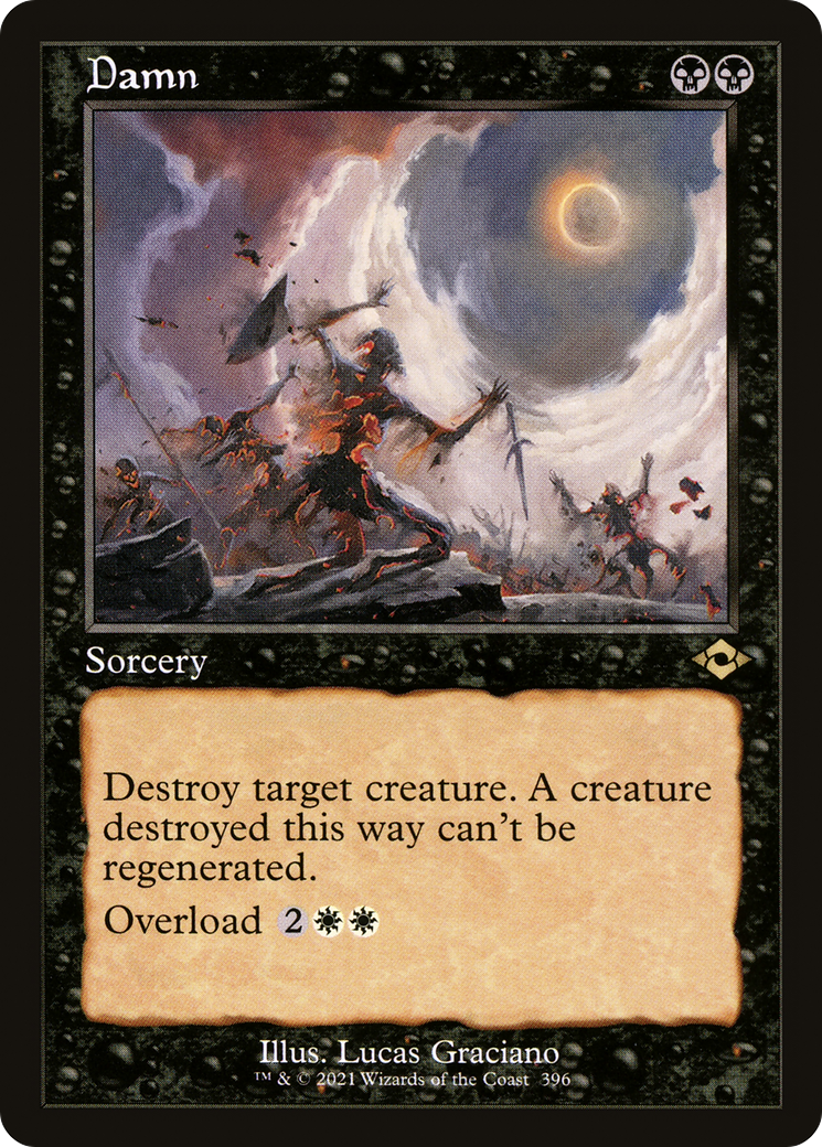 Damn (MH2-396) [Modern Horizons 2] Foil MTG Single Wizards of the Coast