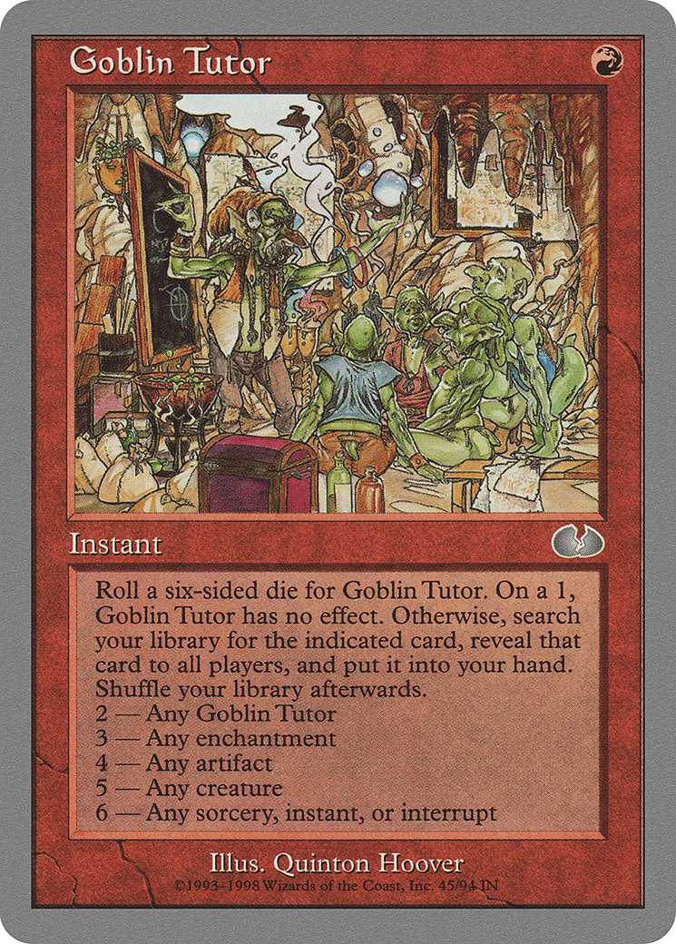 Goblin Tutor (UGL-045) [Unglued] MTG Single Wizards of the Coast