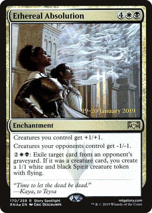 Ethereal Absolution (PRE-170) [Ravnica Allegiance Promos] Foil MTG Single Wizards of the Coast