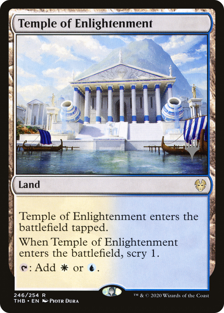 Temple of Enlightenment (PPTHB-246) [Theros Beyond Death Promos] MTG Single Wizards of the Coast