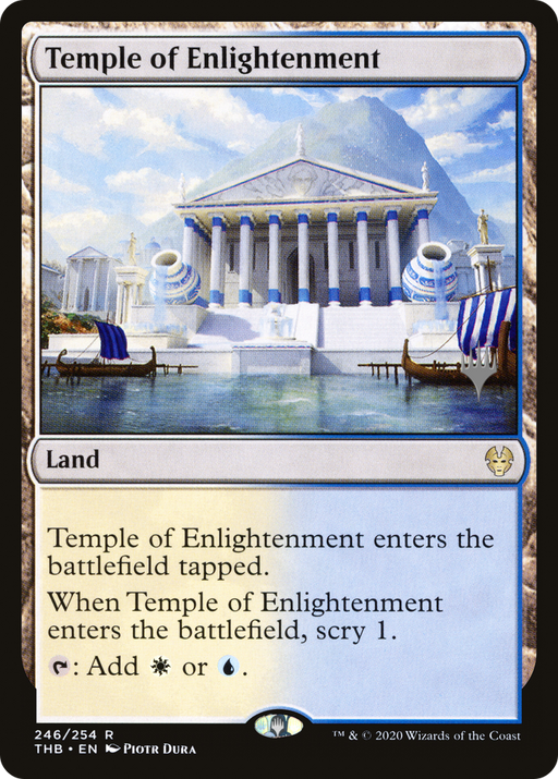 Temple of Enlightenment (PPTHB-246) [Theros Beyond Death Promos] MTG Single Wizards of the Coast