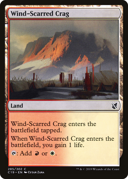 Wind-Scarred Crag (C19-285) [Commander 2019] MTG Single Wizards of the Coast