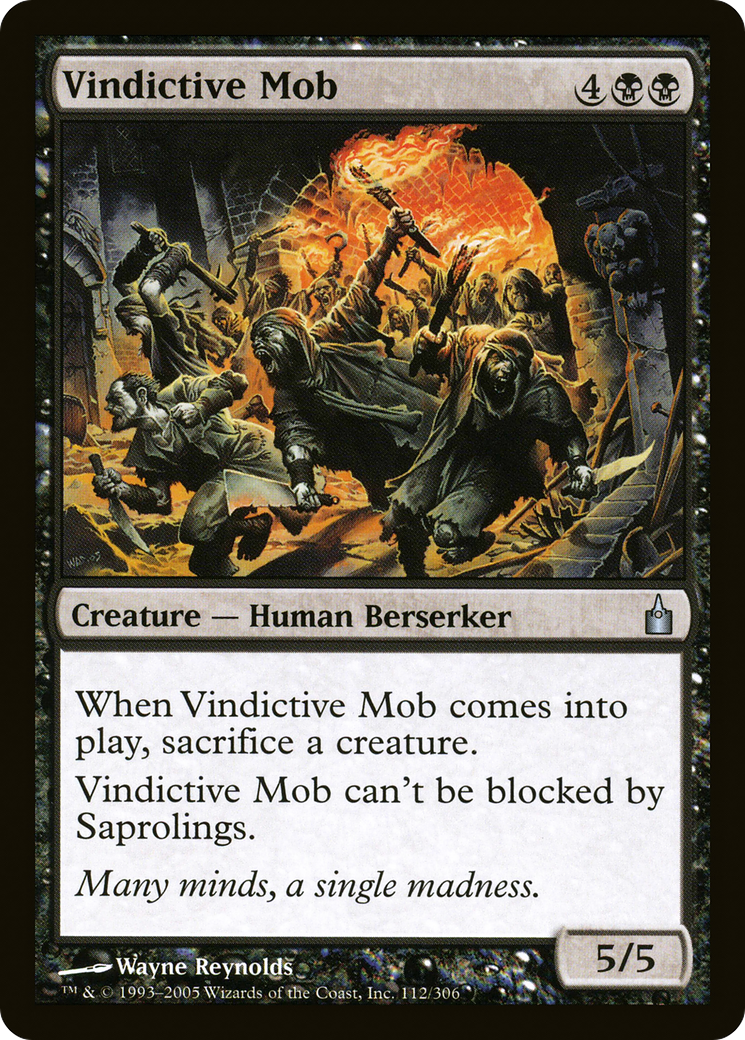 Vindictive Mob (RAV-112) [Ravnica: City of Guilds] MTG Single Wizards of the Coast