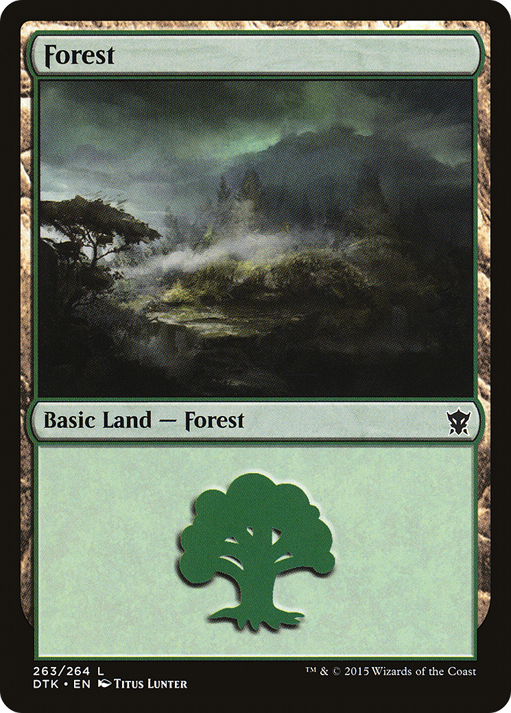 Forest (263) (DTK-263) [Dragons of Tarkir] MTG Single Wizards of the Coast