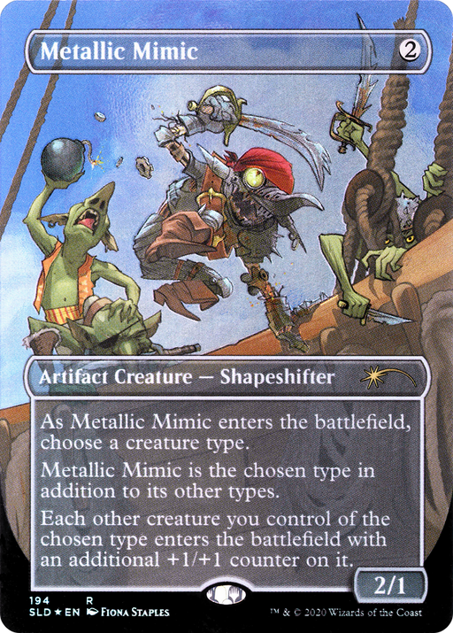 Metallic Mimic (SLD-194) [Secret Lair] Drop (Borderless) MTG Single Wizards of the Coast