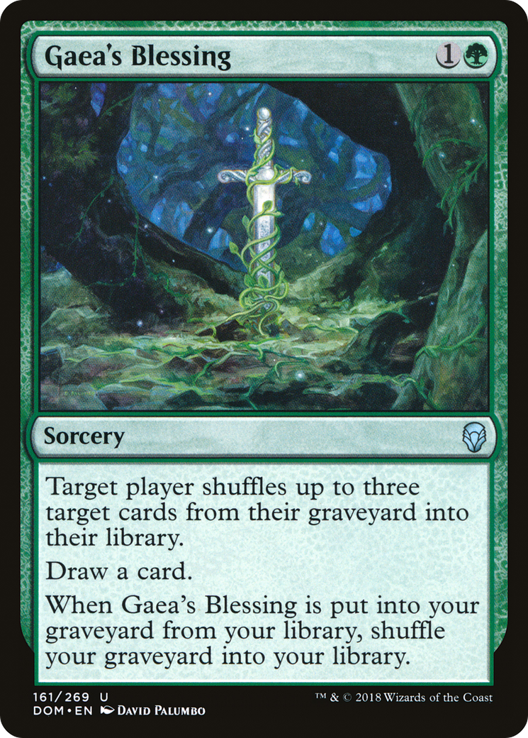 Gaea's Blessing (DOM-161) [Dominaria] MTG Single Wizards of the Coast