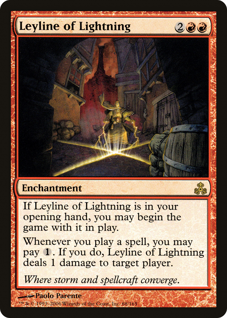 Leyline of Lightning (GPT-068) [Guildpact] MTG Single Wizards of the Coast
