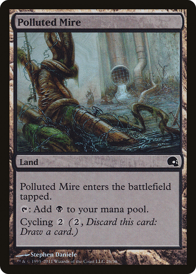 Polluted Mire (GRV-026) [Misc] Premium Deck Series: Graveborn Foil MTG Single Wizards of the Coast