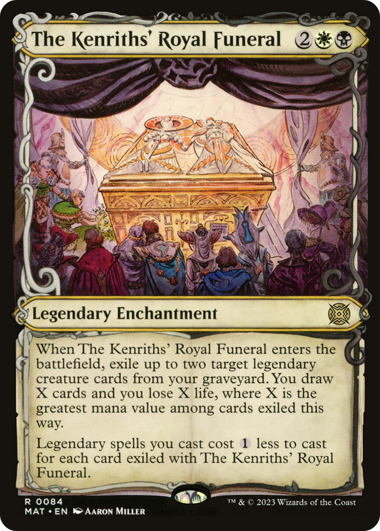The Kenriths' Royal Funeral (MAT-084) [March of the Machine: The Aftermath] (Showcase) Foil MTG Single Wizards of the Coast